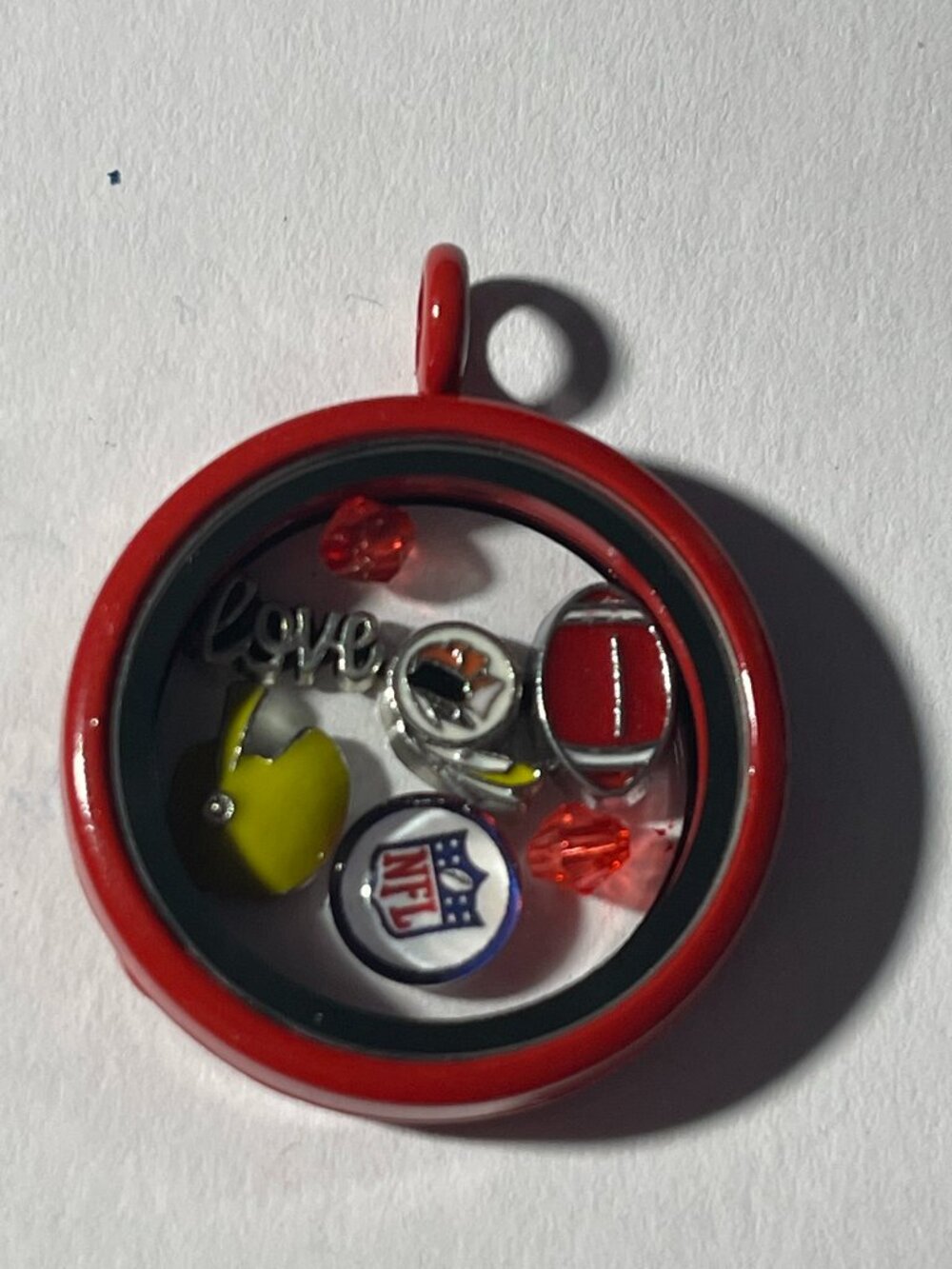 Washington Redskins NFL Memory Charm Locket w/ 22 IN chain NEW